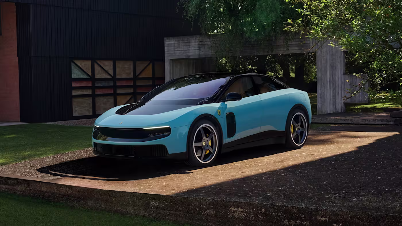 Ferrari unveils the Luce, its first fully electric luxury performance vehicle.