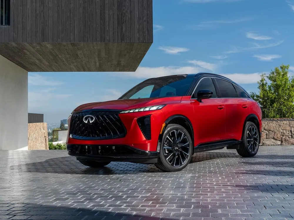 The 2027 Infiniti QX65 midsize luxury SUV unveiled as part of the brand’s effort to regain popularity in the US market