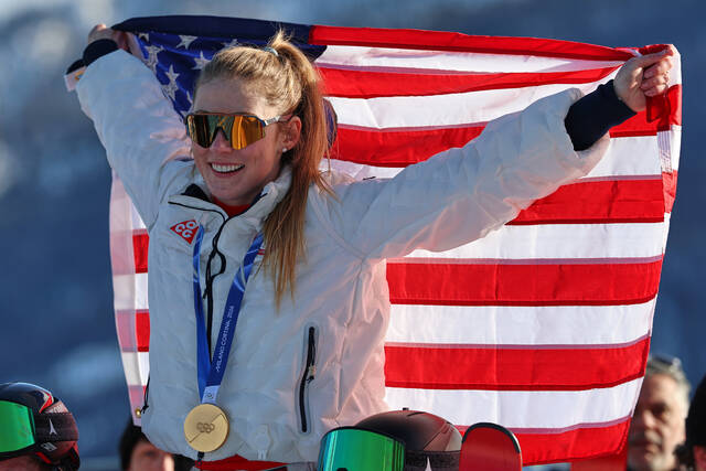 Mikaela Shiffrin wins slalom gold, becomes 3-time Olympic champ